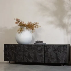 Tv-Meubels-WOOOD Counter Tv-meubel Black