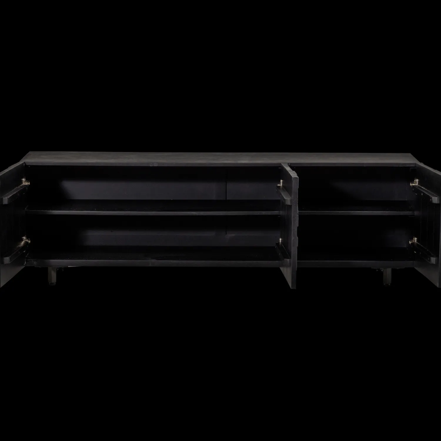 Tv-Meubels-WOOOD Counter Tv-meubel Black