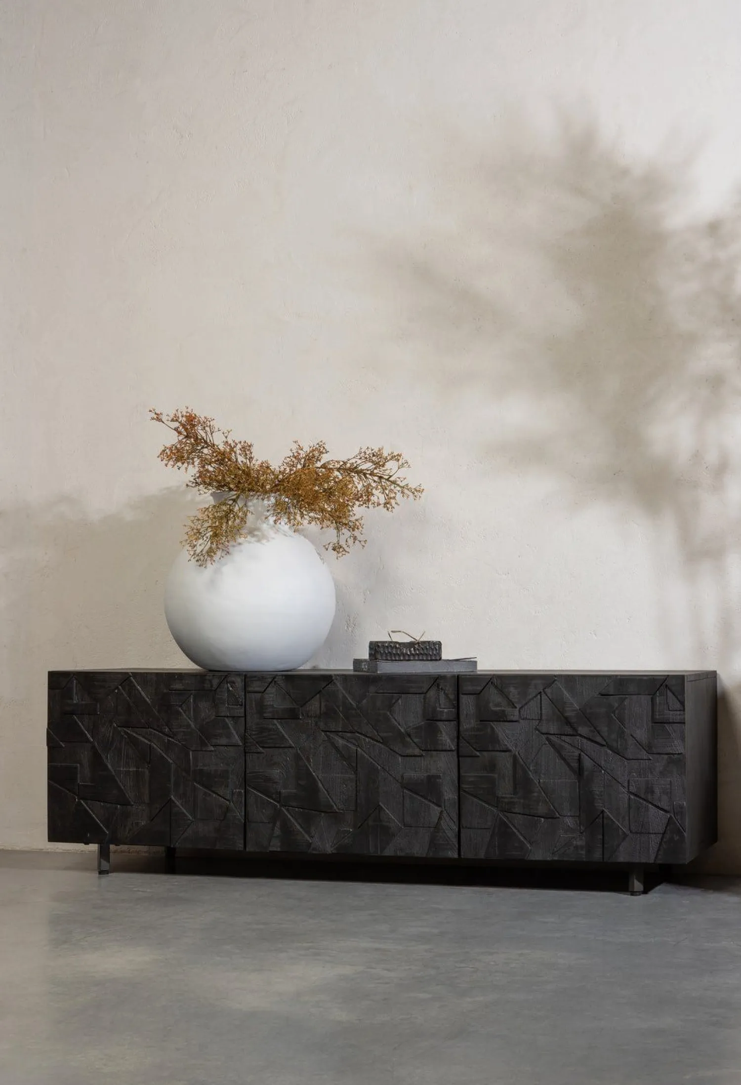 Tv-Meubels-WOOOD Counter Tv-meubel Black