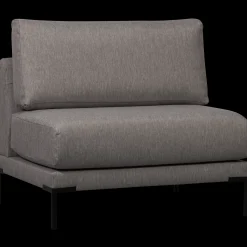 Stoffen Eetkamerbanken-vtwonen Couple 100 Eetkamerbank Grey melange