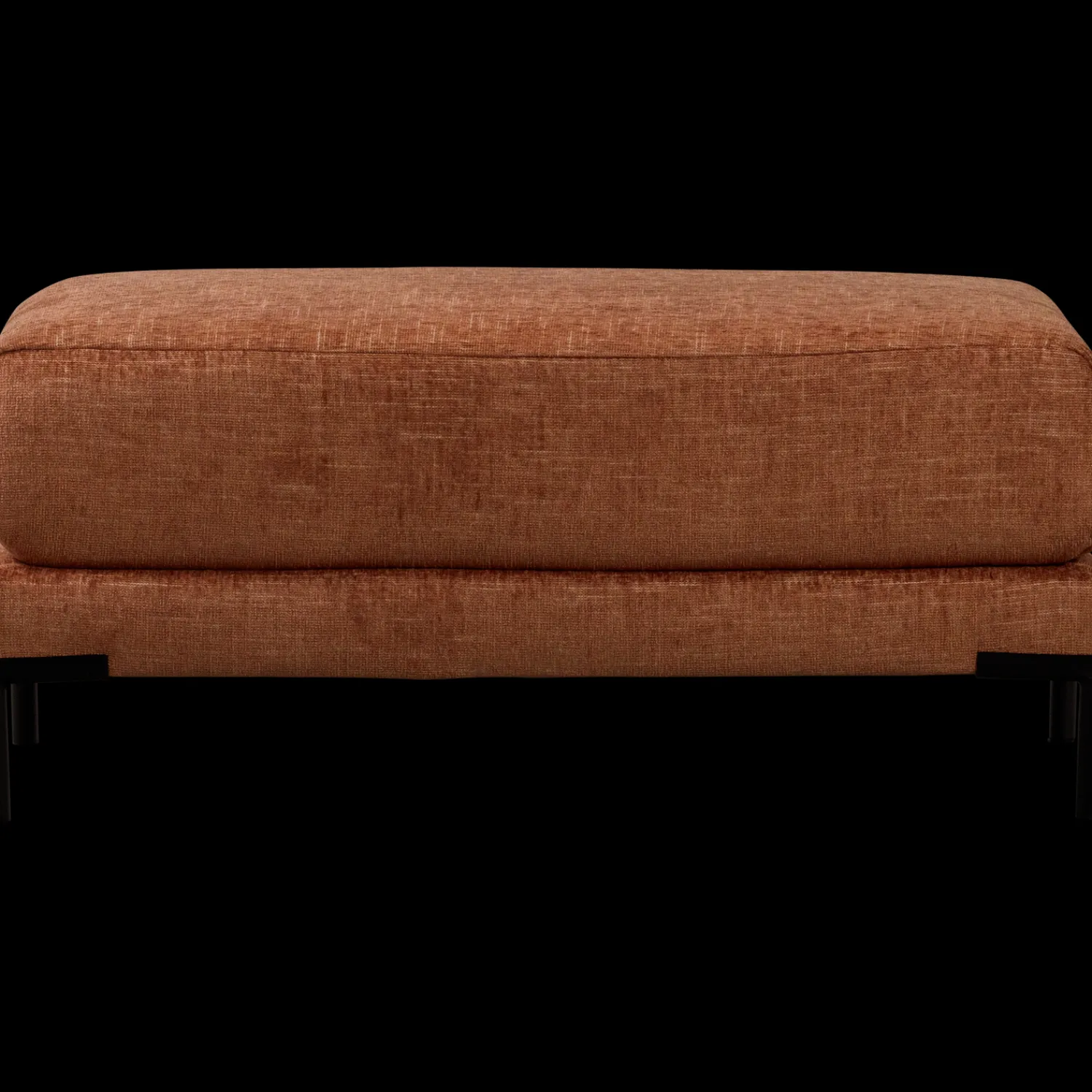 Hockers|Poefs-vtwonen Couple 50 Melange Hocker Rust Melange