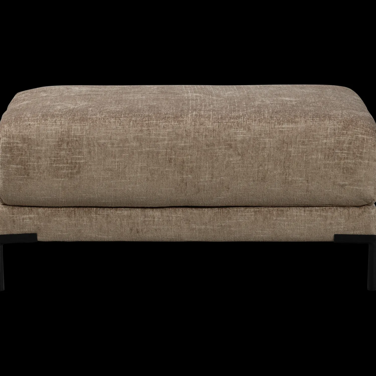 Hockers|Poefs-vtwonen Couple 100 Melange Hocker Mud Melange