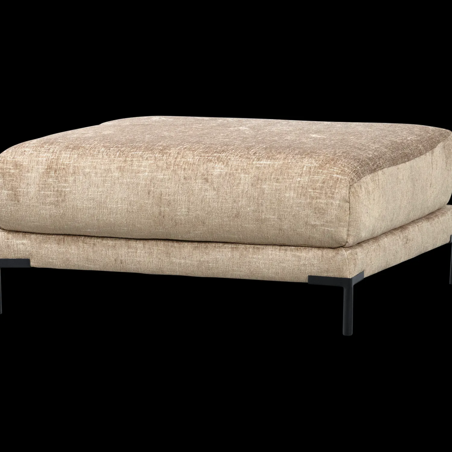 Hockers|Poefs-vtwonen Couple 100 Melange Hocker Natural Melange