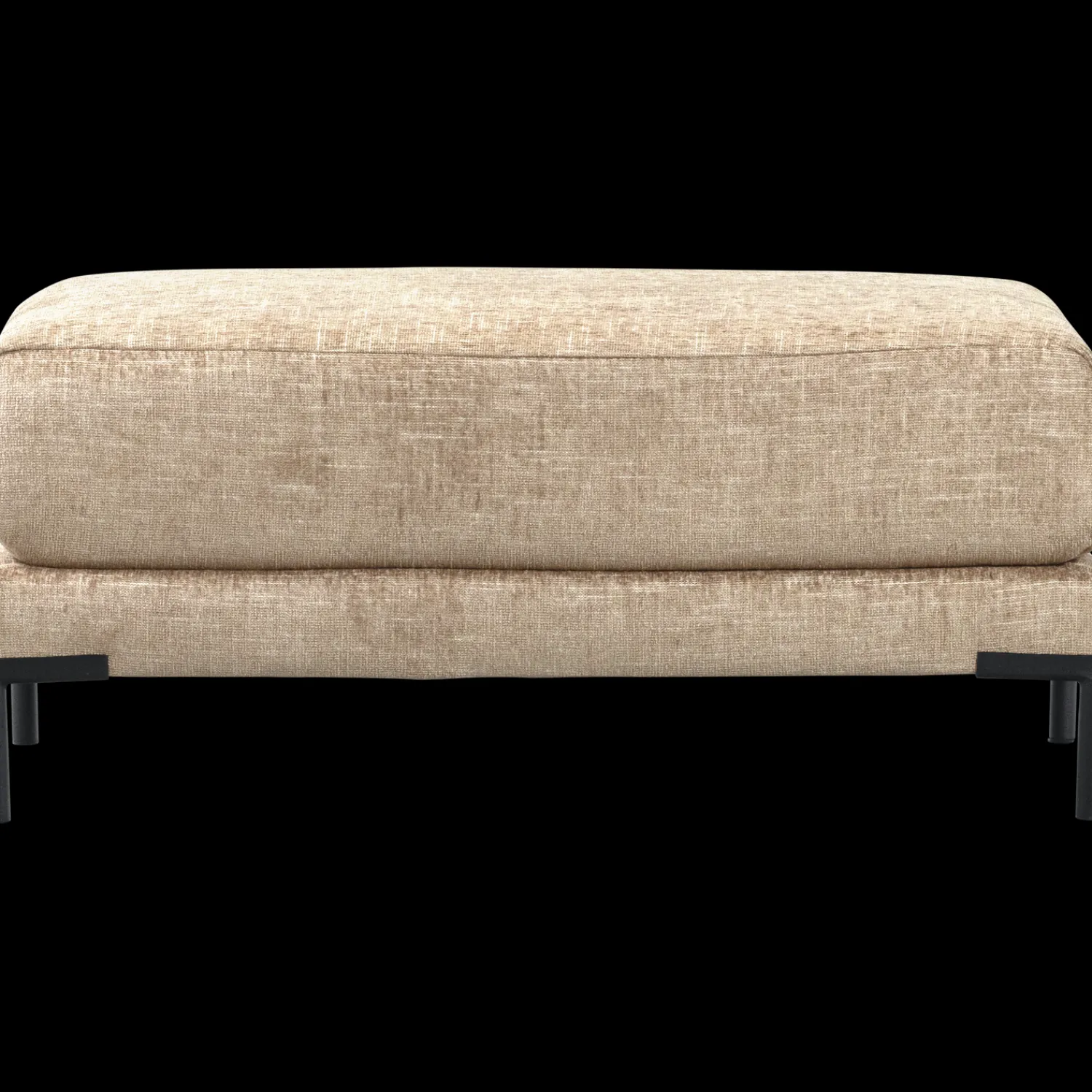 Hockers|Poefs-vtwonen Couple 50 Melange Poef Natural Melange