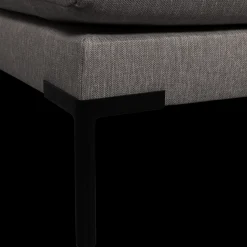 Stoffen Eetkamerbanken-vtwonen Couple Hoek Links Eetkamerbank Grey melange