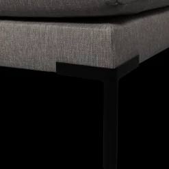 Stoffen Eetkamerbanken-vtwonen Couple Hoek Rechts Eetkamerbank Grey melange