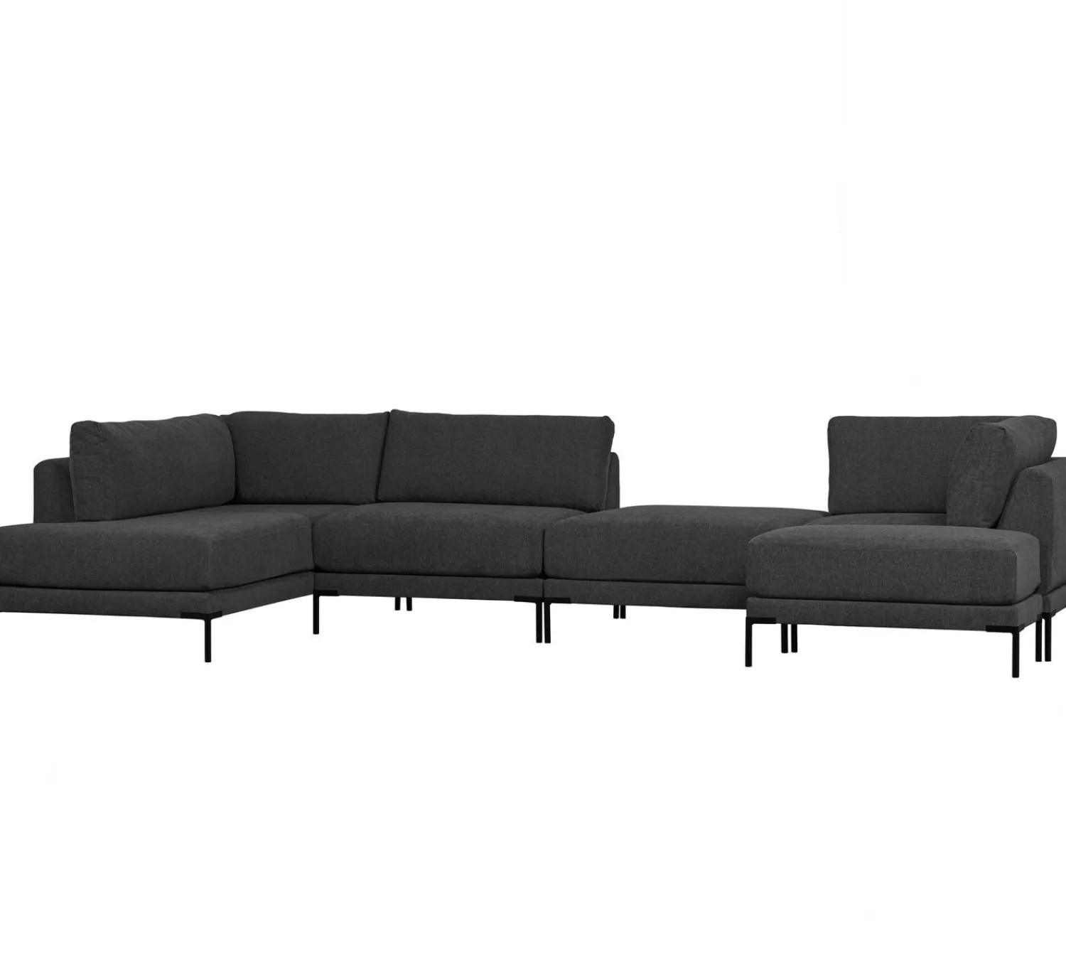 Elementenbanken-vtwonen Couple Lounge Links Elementenbank Dark Grey