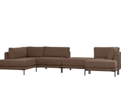 Elementenbanken-vtwonen Couple Lounge Links Elementenbank Chocolate Brown