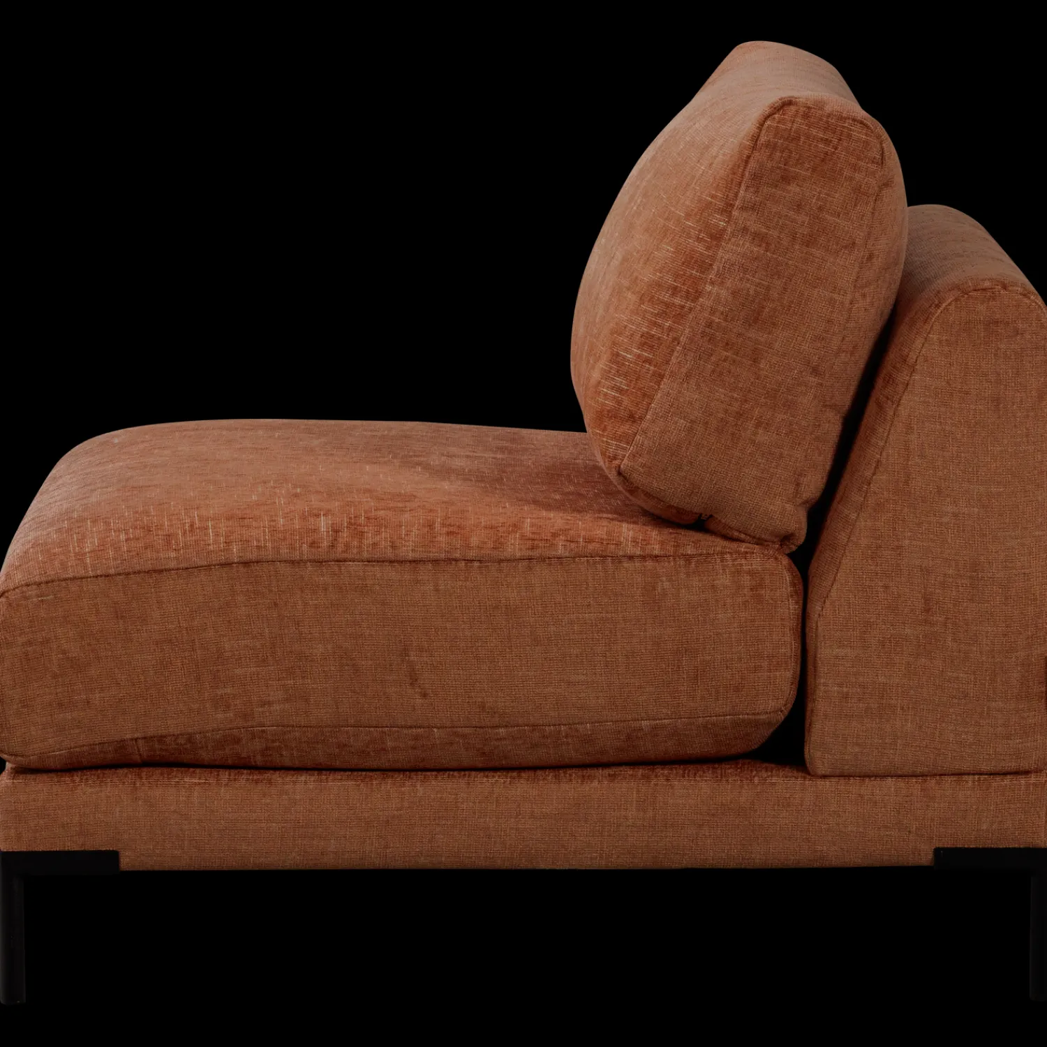 Loveseats-vtwonen Couple Loveseat Rust Melange