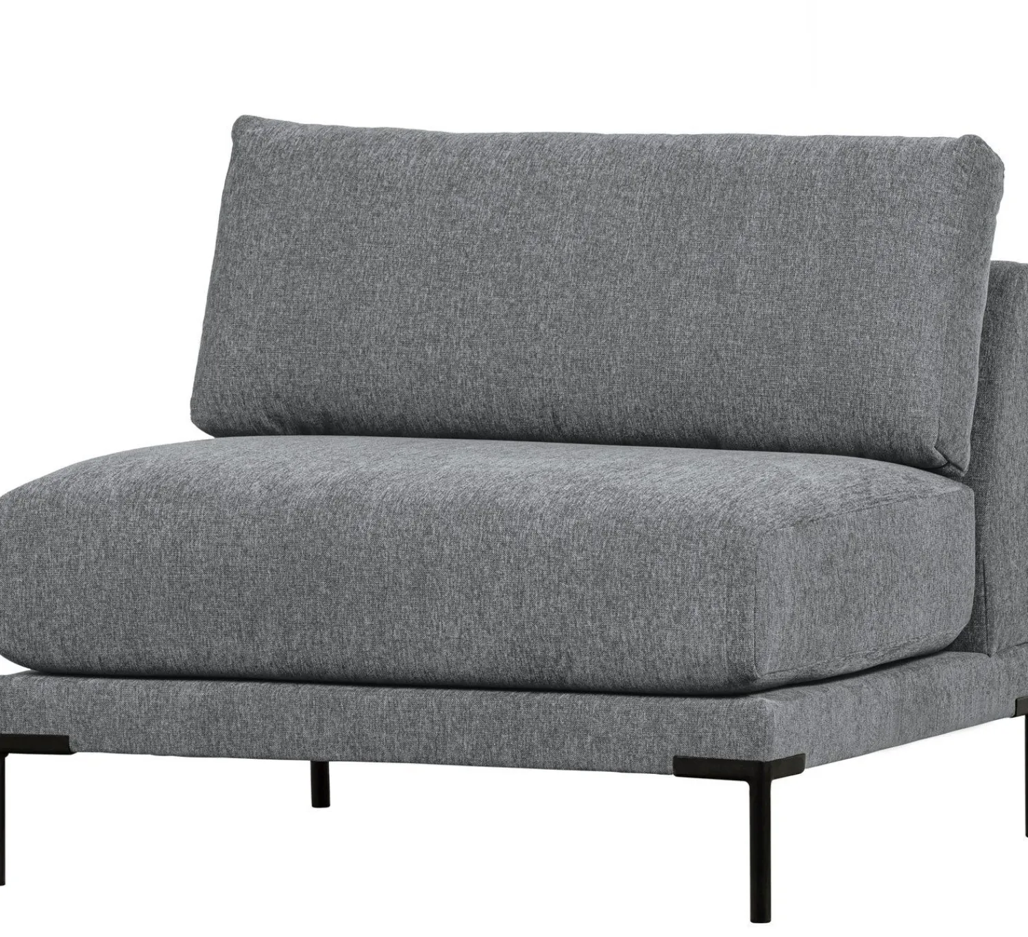 Loveseats-vtwonen Couple Loveseat Denim Melange