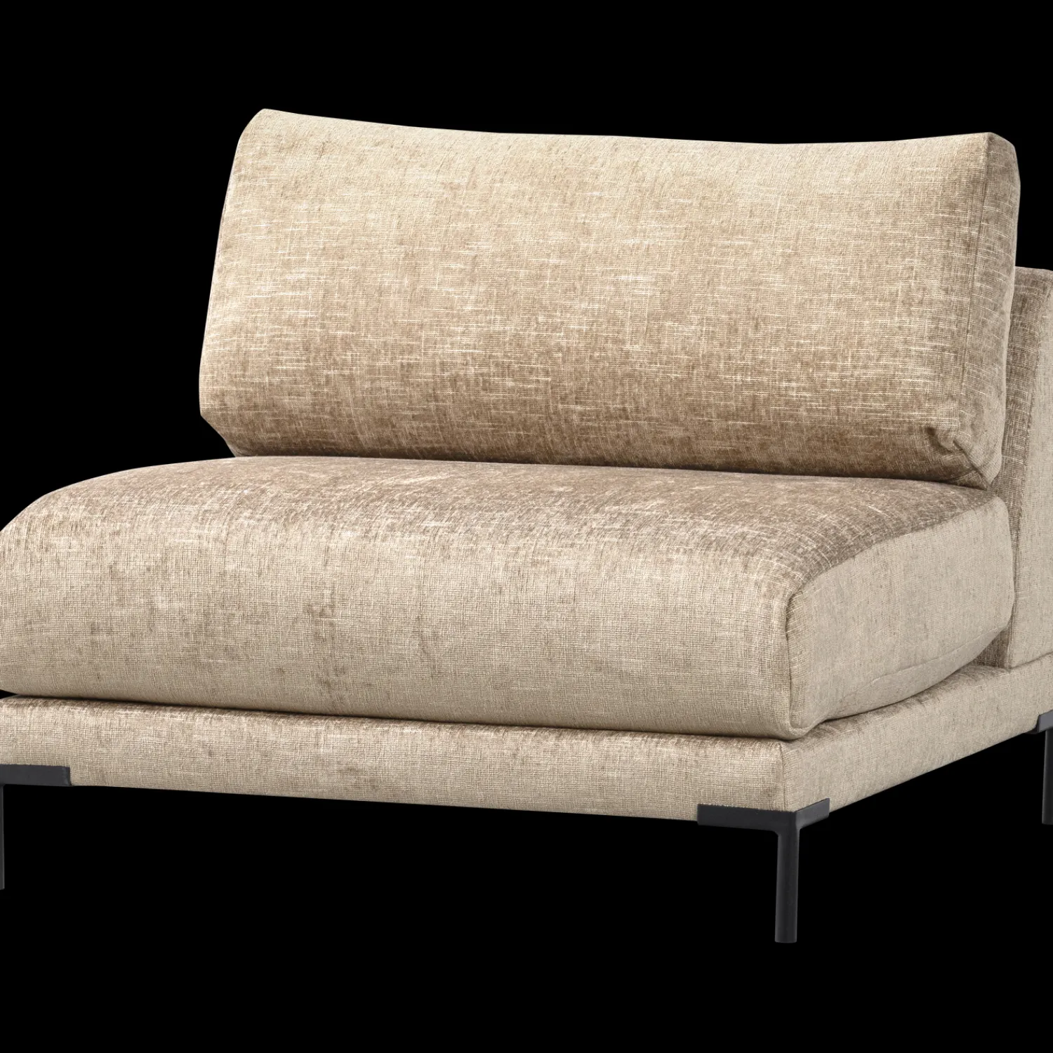Loveseats-vtwonen Couple Loveseat Natural Melange