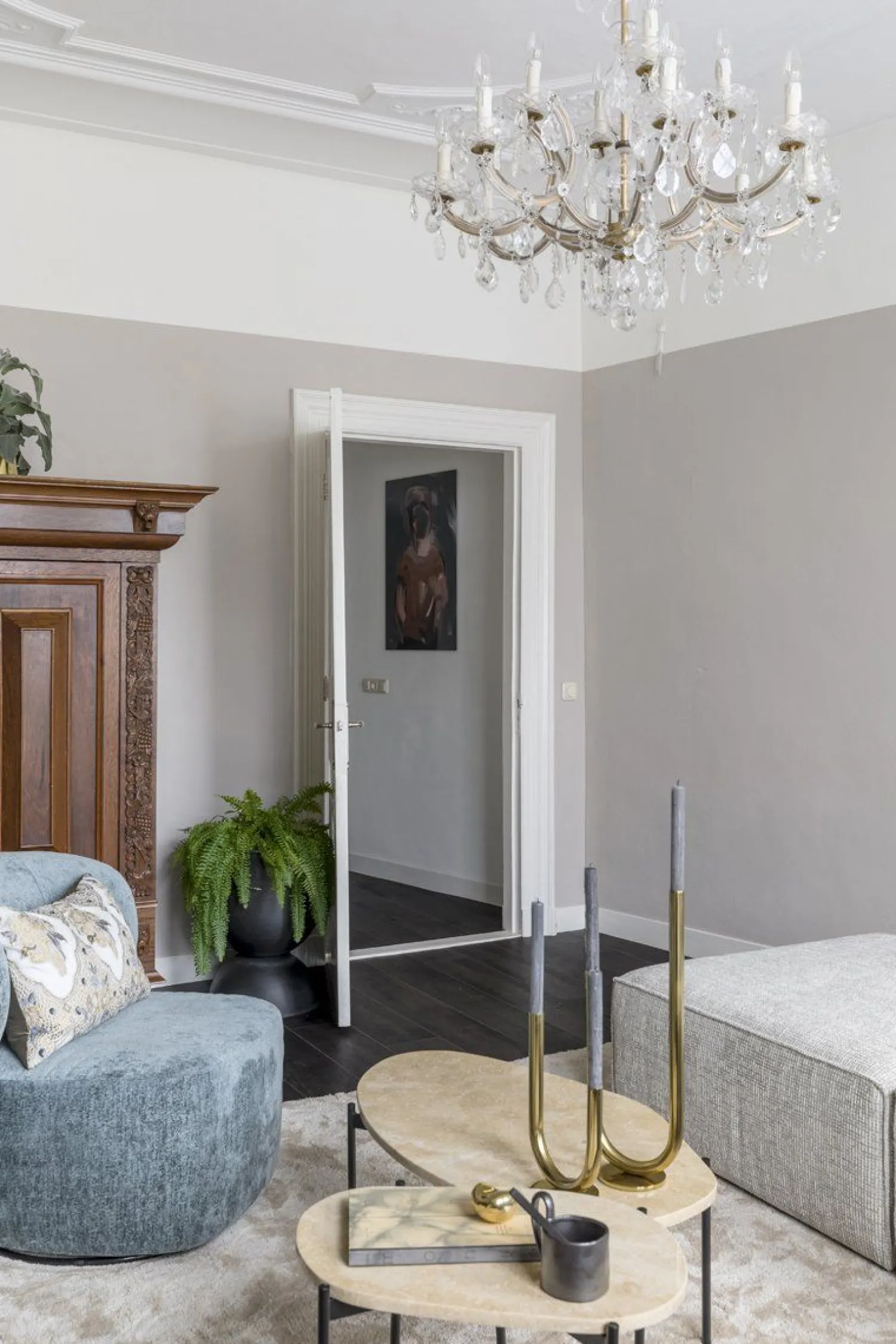 Vloerkleden|Rechthoekige Vloerkleden-Trendhopper Cowan Vloerkleed Beige