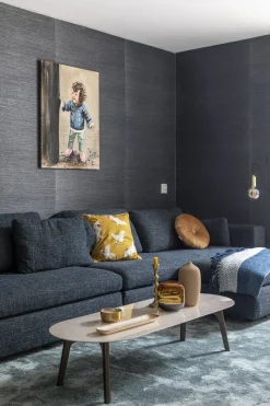 Vloerkleden|Rechthoekige Vloerkleden-Trendhopper Cowan Vloerkleed Blauw