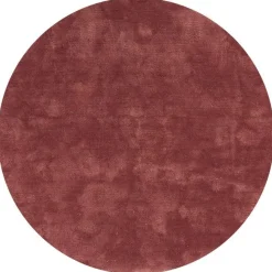 Vloerkleden|Ronde Vloerkleden-Trendhopper Cowan Rond Vloerkleed Oud Roze