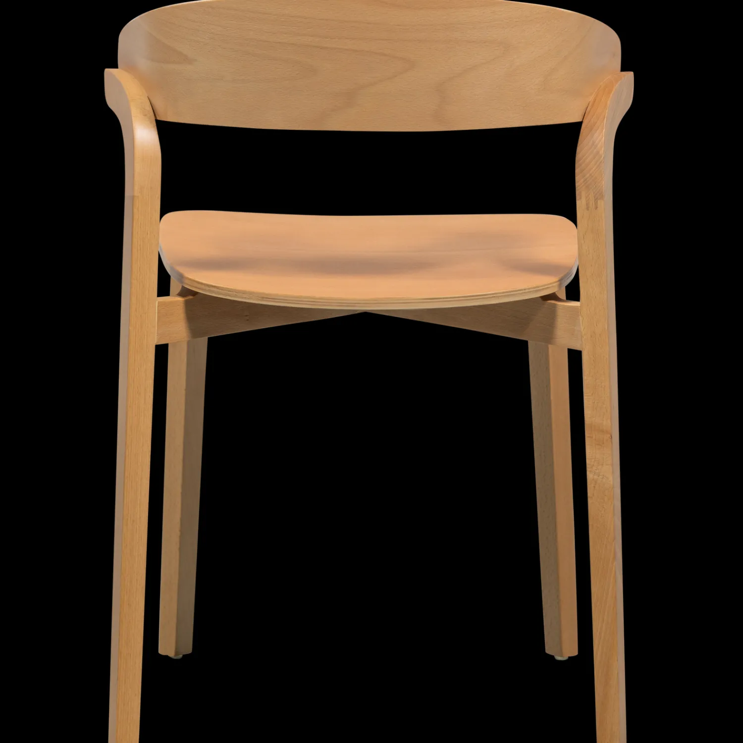 Eetkamerstoelen Zonder Armleuning-WOOOD Cras Eetkamerstoel Natural