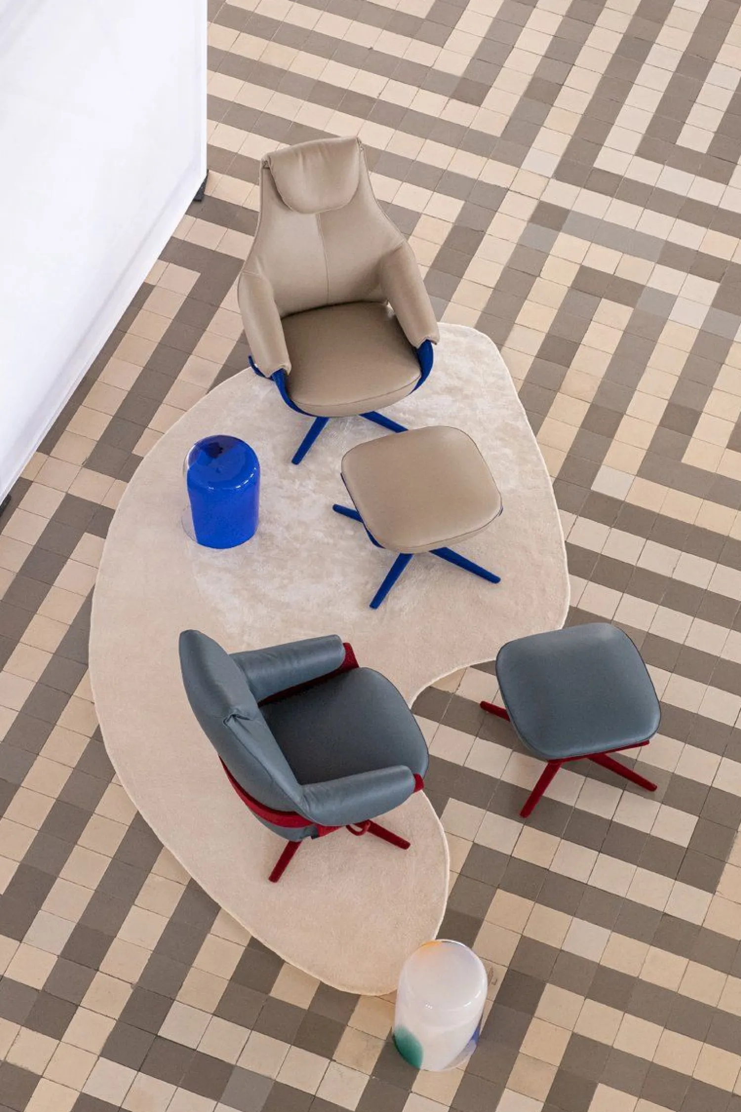 Design Fauteuils-Leolux Cream Fauteuil Multi