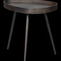 Houten Bijzettafels|Industriële Bijzettafels-WOOOD Crude Bijzettafel Antique Bronze