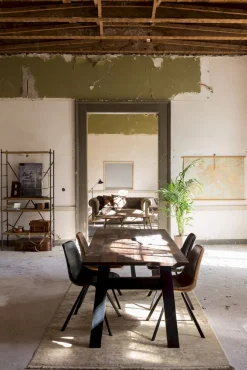 Houten Eettafels|Rechthoekige Eettafels-Dutchbone Crude Eetkamertafel