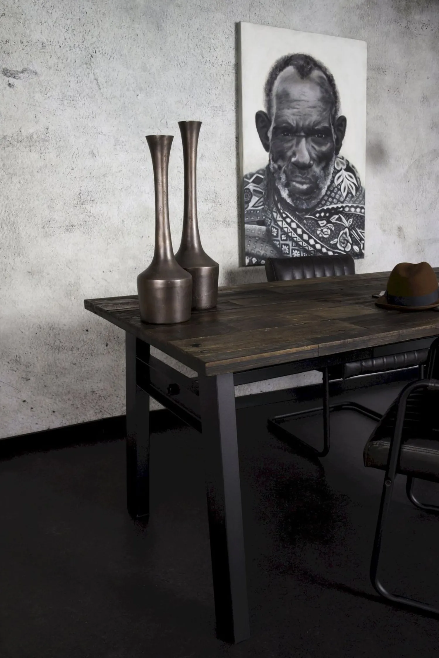 Houten Eettafels|Rechthoekige Eettafels-Dutchbone Crude Eetkamertafel