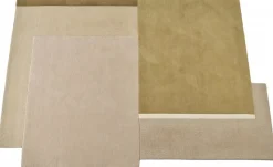 Vloerkleden|Wollen Vloerkleden-Montèl Cubes Vloerkleed Beige, Mustard