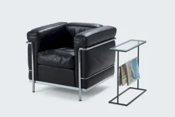 Marmeren Salontafels-Eijerkamp Collectie Cubic Salontafel Transparant, Grijs