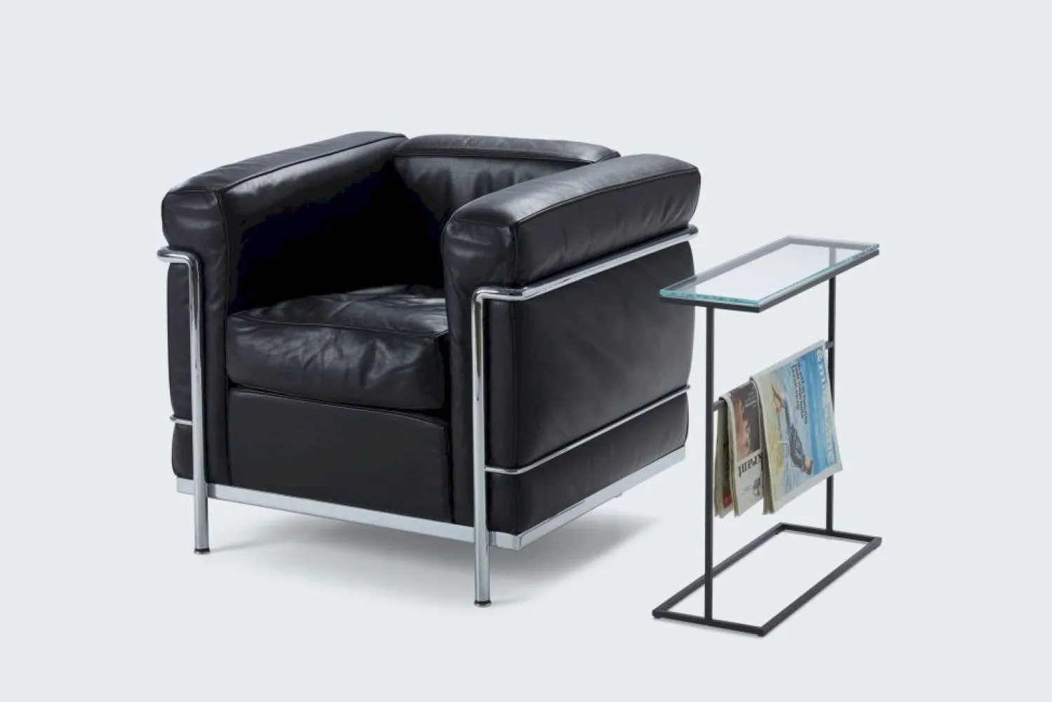 Marmeren Salontafels-Eijerkamp Collectie Cubic Salontafel Transparant, Grijs