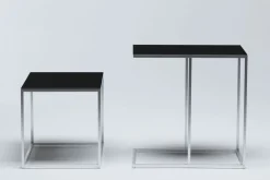 Marmeren Salontafels-Eijerkamp Collectie Cubic Salontafel Transparant, Grijs