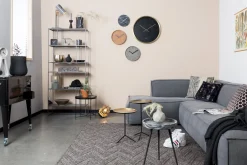 Glazen Bijzettafels|Ronde Bijzettafels-Zuiver Cupid Bijzettafel Black