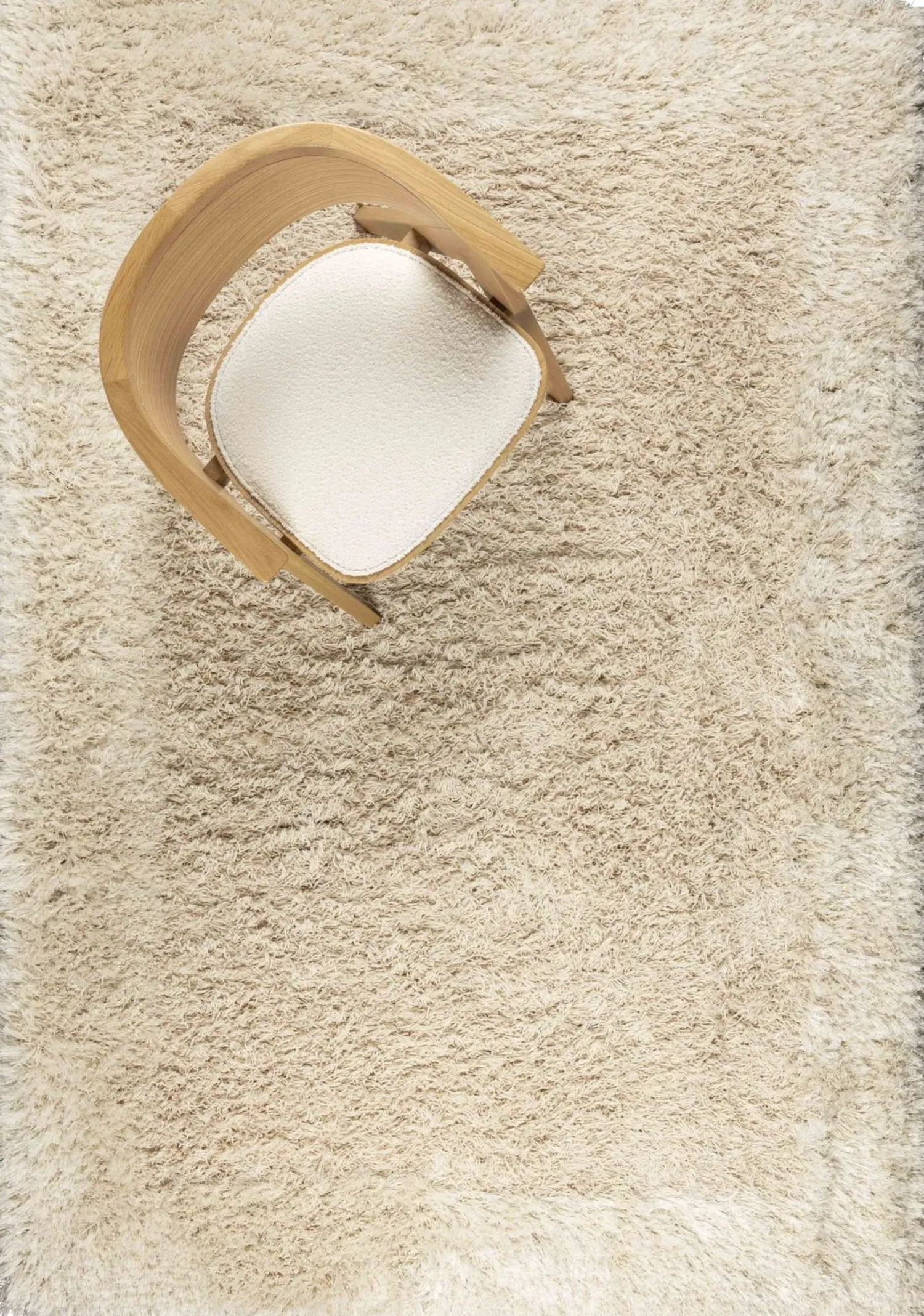 Vloerkleden|Wollen Vloerkleden-Zuiver Curly Vloerkleed Beige