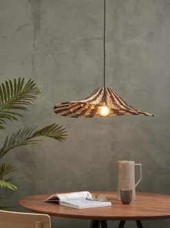 Hanglampen|Hanglampen-Good&Mojo Cuzco Hanglamp Black, Natural