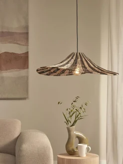 Hanglampen|Hanglampen-Good&Mojo Cuzco Hanglamp Black, Natural