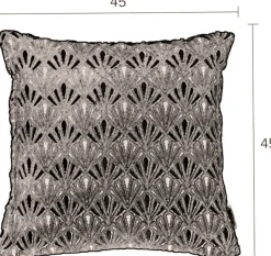 Sierkussens & Plaids-Dutchbone Daisy Kussen Gold