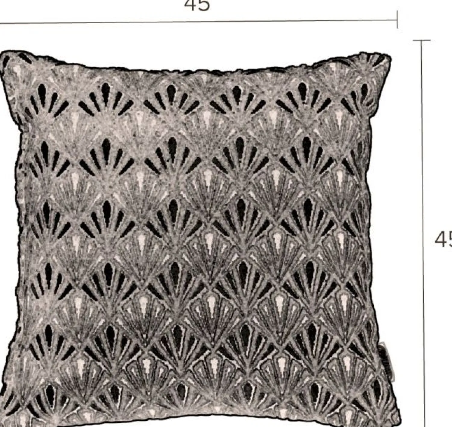 Sierkussens & Plaids-Dutchbone Daisy Kussen Gold
