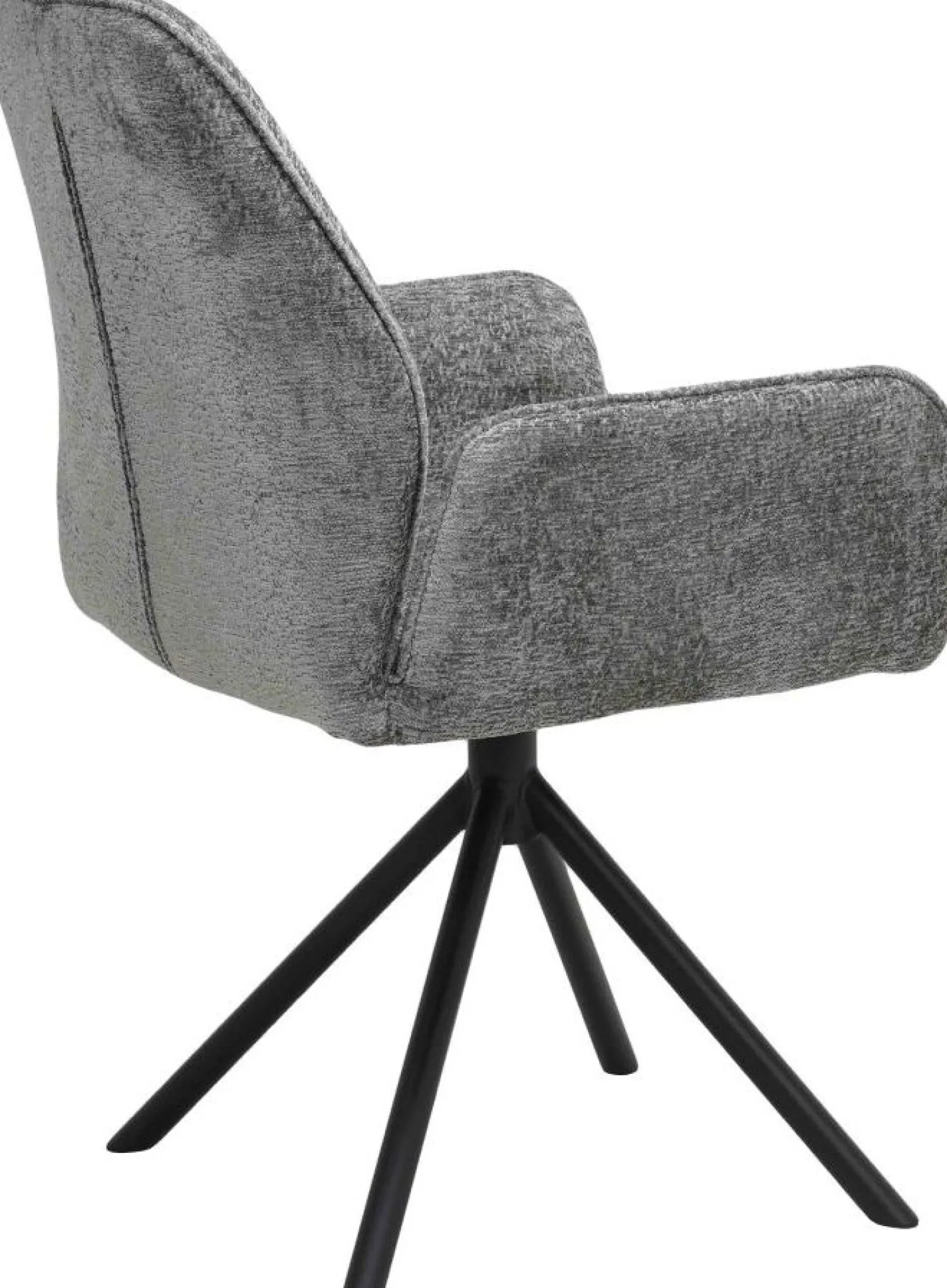 Eetkamerstoelen Met Armleuning-Eijerkamp Collectie Daley Eetkamerstoel Grey