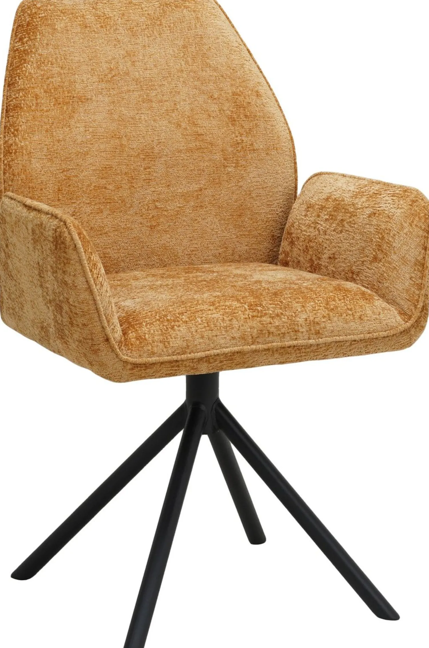 Eetkamerstoelen Met Armleuning-Eijerkamp Collectie Daley Eetkamerstoel Gold