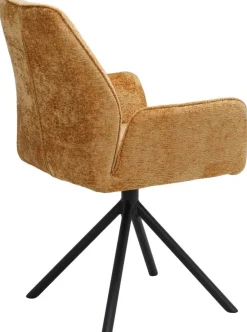 Eetkamerstoelen Met Armleuning-Eijerkamp Collectie Daley Eetkamerstoel Gold