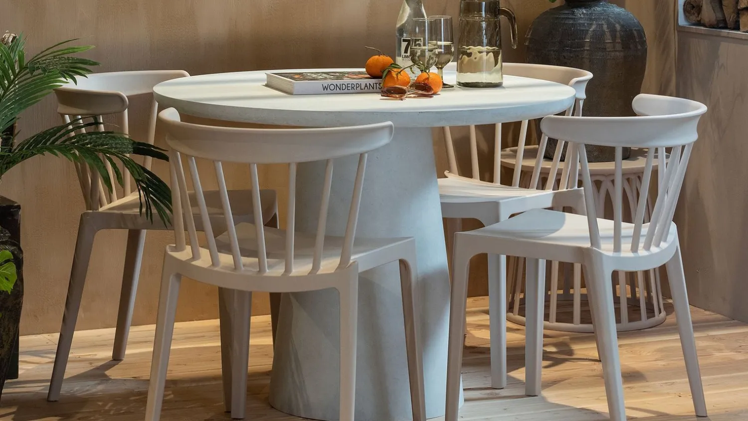 Ronde Eettafels-WOOOD Damon Eettafel White