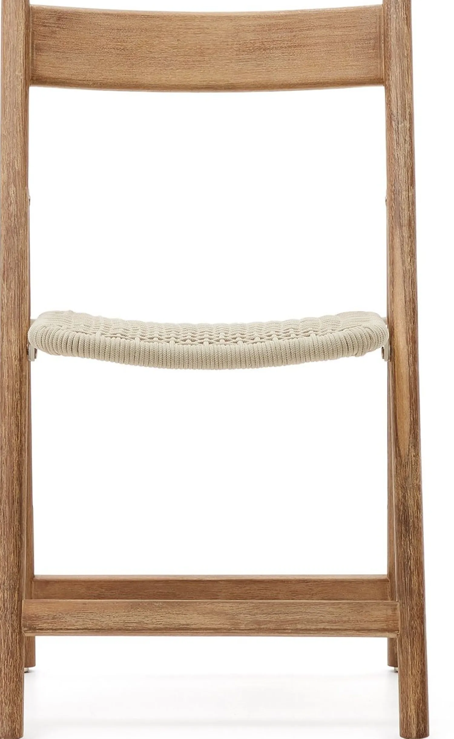 Tuinstoelen-Kave Home Dandara Tuinstoel Wit, Naturel