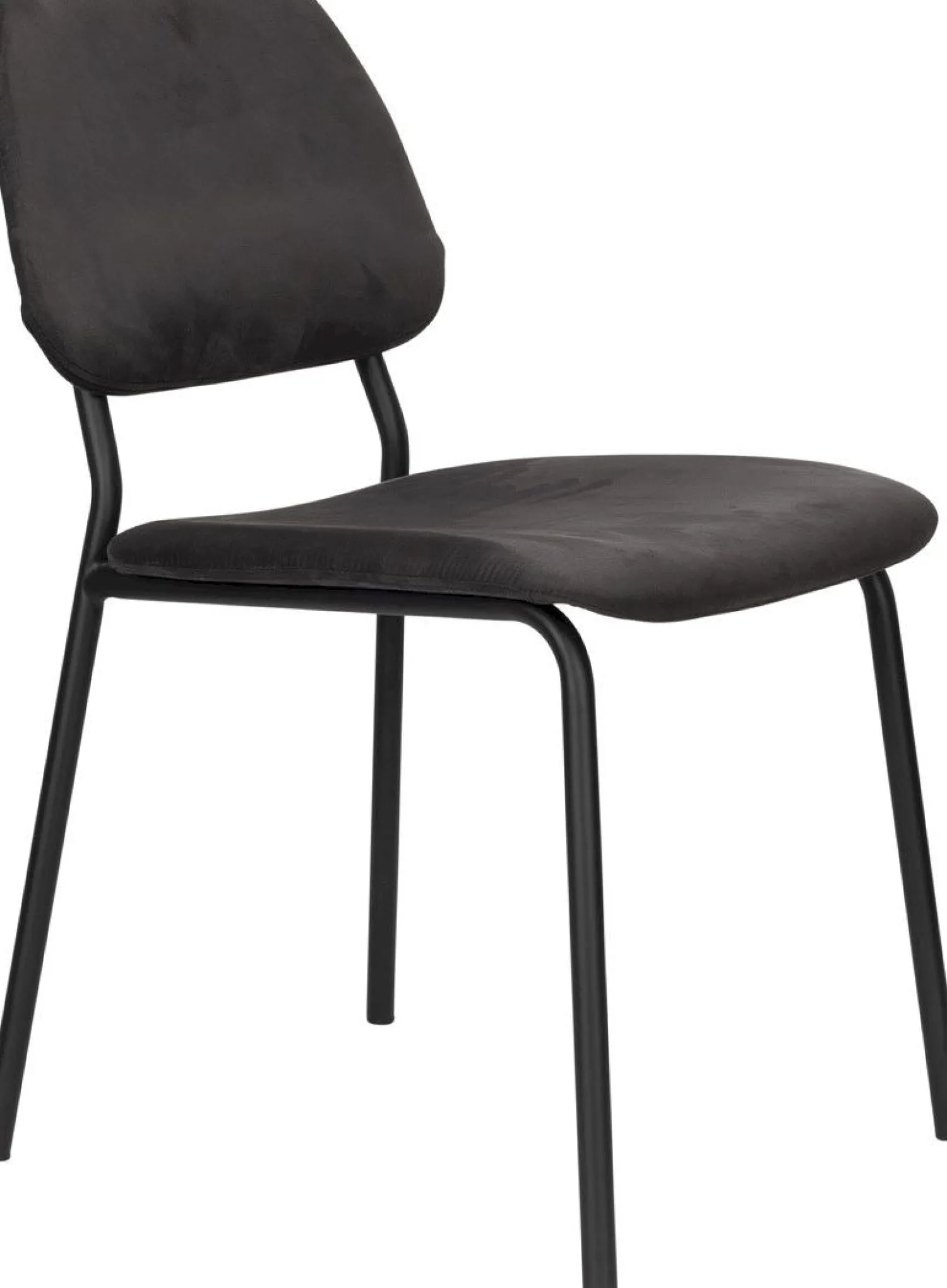Eetkamerstoelen Zonder Armleuning-Dutchbone Darby Eetkamerstoel Zwart