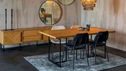 Eetkamerstoelen Zonder Armleuning-Dutchbone Darby Eetkamerstoel Zwart