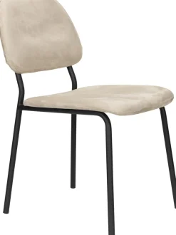 Eetkamerstoelen Zonder Armleuning-Dutchbone Darby Eetkamerstoel Beige