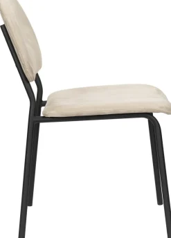 Eetkamerstoelen Zonder Armleuning-Dutchbone Darby Eetkamerstoel Beige