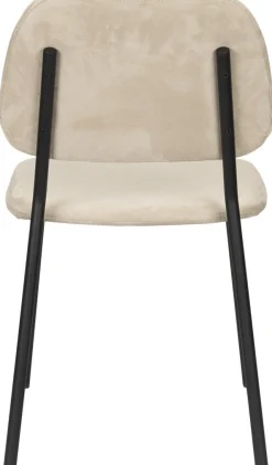 Eetkamerstoelen Zonder Armleuning-Dutchbone Darby Eetkamerstoel Beige