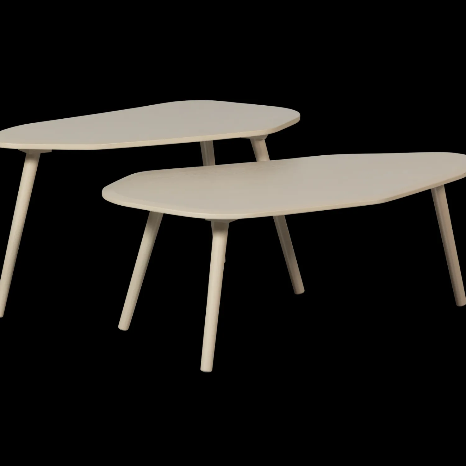 Houten Salontafels-WOOOD Davina Salontafelset Dust