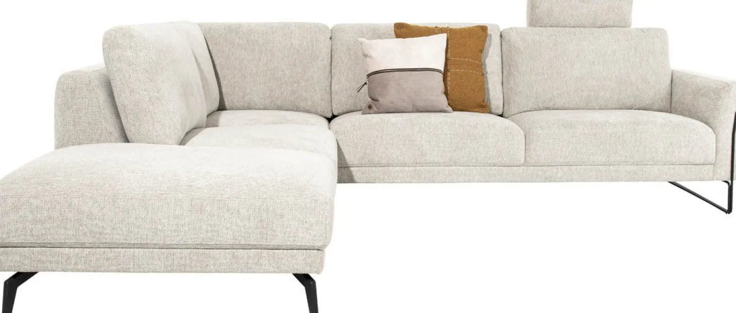 Hoekbanken-XOOON Dawson Hoekbank Light Grey