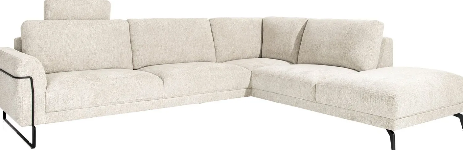 Hoekbanken-XOOON Dawson Hoekbank Light Grey