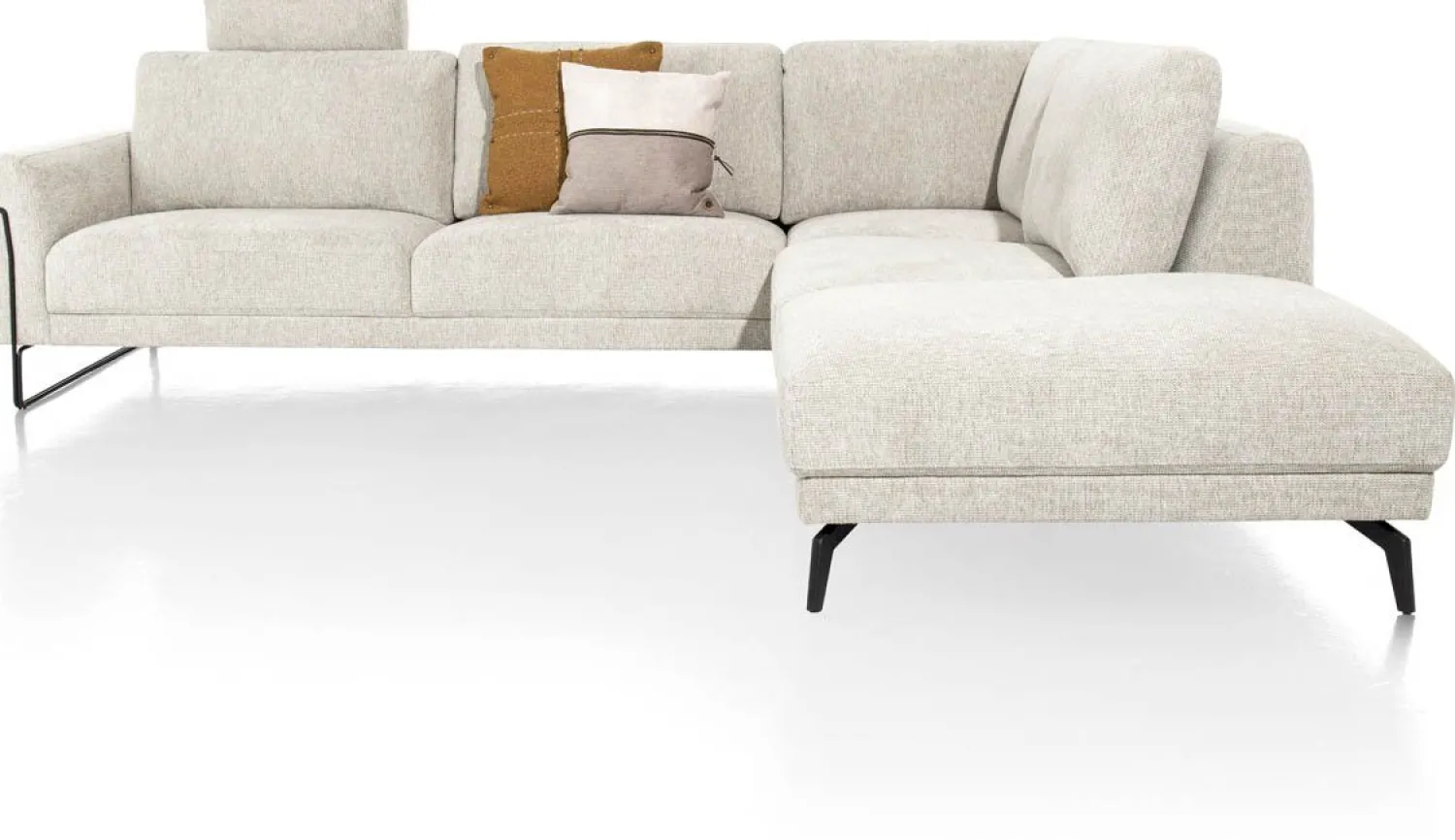 Hoekbanken-XOOON Dawson Hoekbank Light Grey
