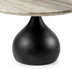 Marmeren Salontafels|Ronde Salontafels-Feelings Wonen Delphi Salontafel Grijs