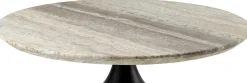 Marmeren Salontafels|Ronde Salontafels-Feelings Wonen Delphi Salontafel Grijs