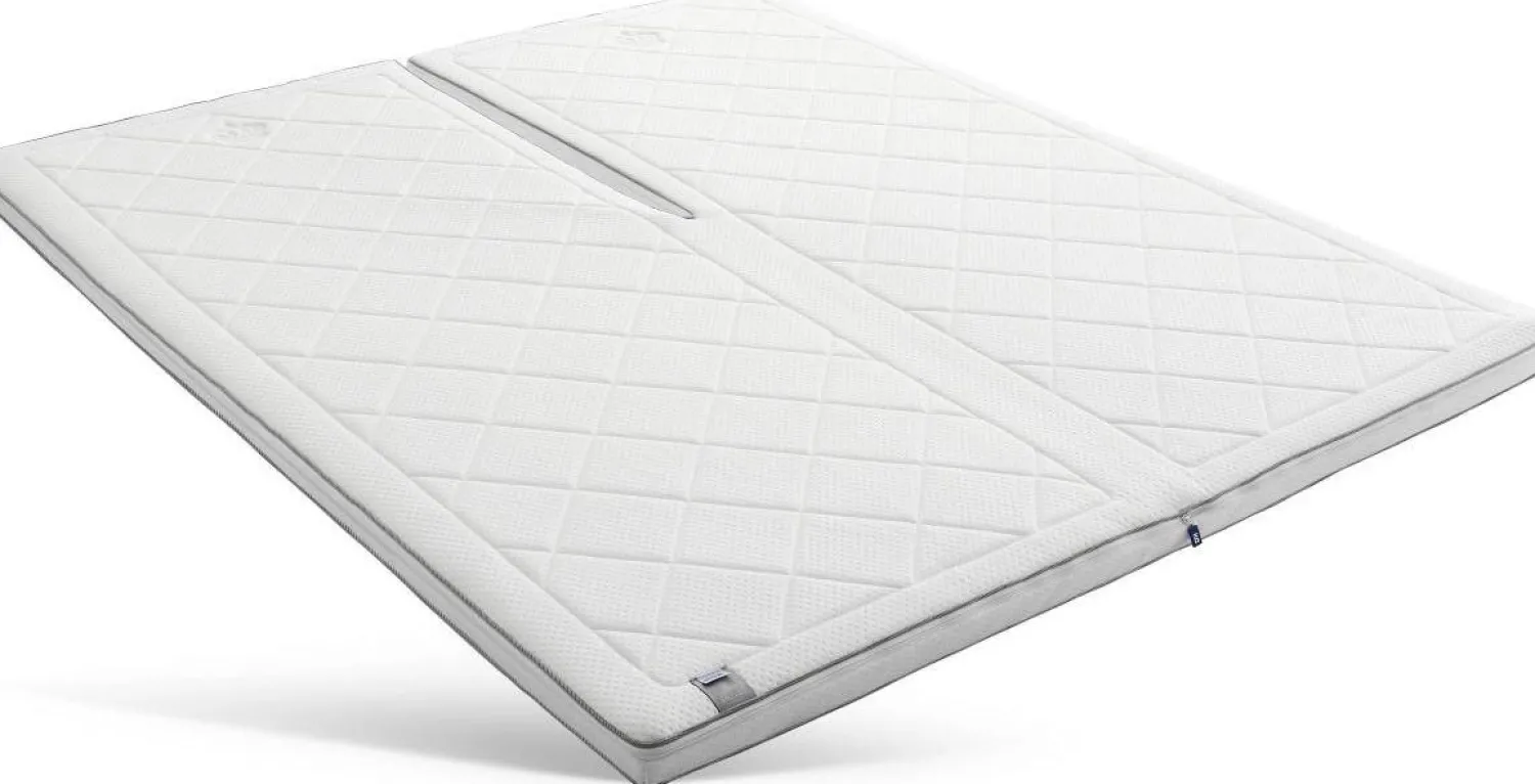 Topmatrassen-Auping Deluxe Splittopper Wit